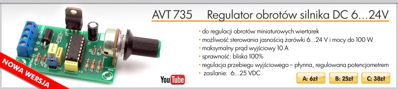 AVT735 Regulator impulsowy DC